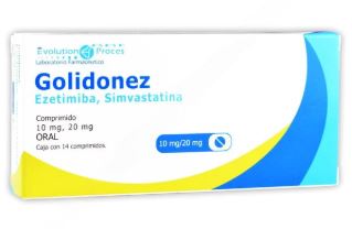EZETIMIBA/SIMVASTATINA 10/20 mg, 14 tab, GOLIDONEZ