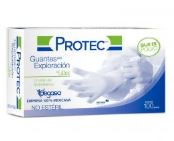 GUANTE DE LATEX NO ESTERIL GRANDE, 100 pz, PROTEC