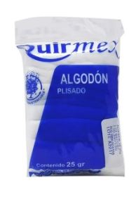 ALGODON PLISADO 25 g, QUIRMEX