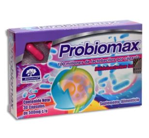 LACTOBACILOS 500 mg, 30 cap, PROBIOMAX