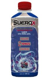 SUERO ORAL, 630 ml, SUEROX UVA-MORA AZUL