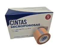 CINTA MICROPOROSA 2.5 cm x 10 m PIEL, MICROSEDA