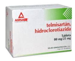 TELMISARTAN/HIDROCLOROTIAZIDA 80/25 mg, 28 tab, AMSA