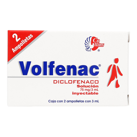  DICLOFENACO 75mg /3ml, VOLFENAC, 2 amp 