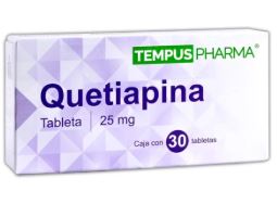 QUETIAPINA 25 mg, 30 tab, TEMPUSPHARMA
