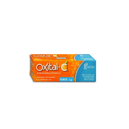 ACIDO ASCORBICO (VITAMINA C) 2G, OXITAL- C FORTE 10  tab