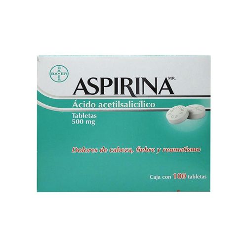 AC. ACETIL SALICILICO 500 MG, ASPIRINA 100  tab