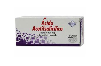 ACIDO ACETILSALICILICO 100 mg, 30 tab, ULTRA