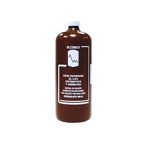 AGUA OXIGENADA, 1000 ml, ALCOMEX