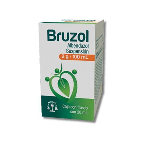 ALBENDAZOL 2 g/100 ml, 20 ml, BRUZOL