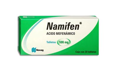 ACIDO MEFENAMICO 500 mg, 20 tab, NAMIFEN