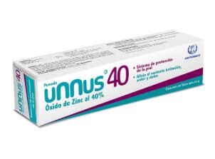 OXIDO DE ZINC al 40%, 45 g, UNNUS 40