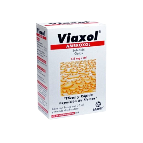 AMBROXOL 7.5 mg, 30 ml gts, VIAXOL
