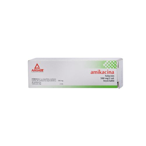 AMIKACINA 500 MG  2 ML, G.I. AMSA 1  amp