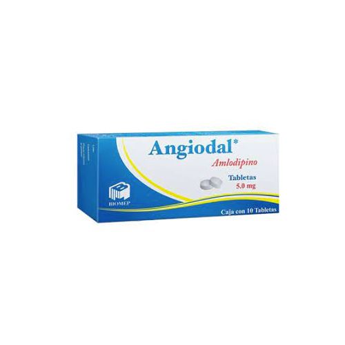 AMLODIPINO 5mg, 10 tab, ANGIODAL