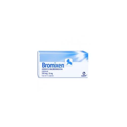 AMOXICILINA/BROMHEXINA 500/8 mg, 12 cap, BROMIXEN
