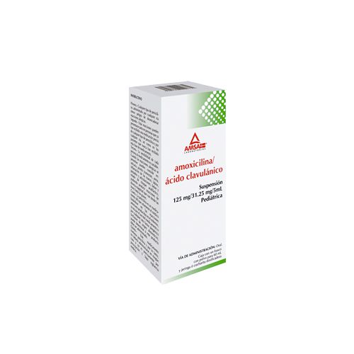 AMOXICILINA /AC.CLAVULANICO 125mg/31.25mg/5ml, GI AMSA