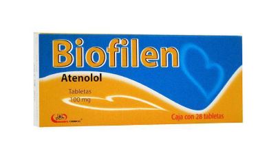 ATENOLOL 100 mg, 28 tab, BIOFILEN