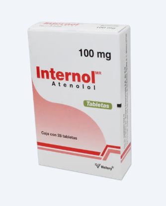 ATENOLOL 100 mg, 28 tab, INTERNOL