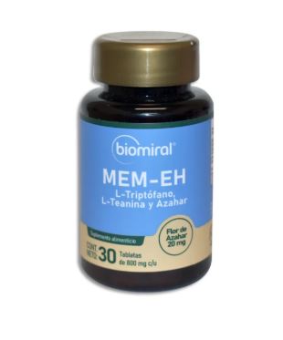 AZAHAR TRIPTOFANO Y L-TEANINA MEM-EH 800MG C/30 TAB