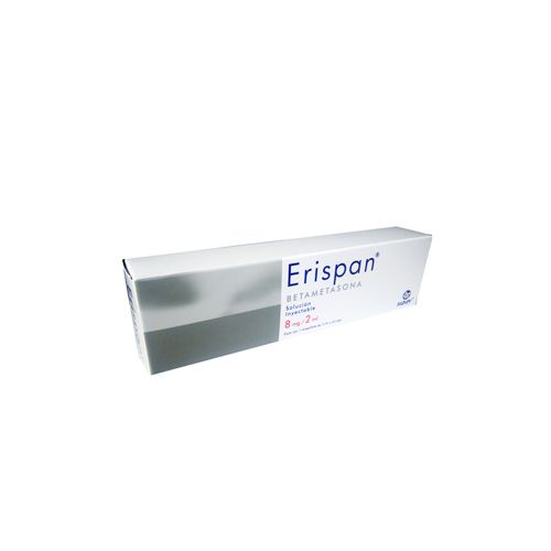 BETAMETASONA 8MG C/JERINGA  DESECHABLE 2ML  , ERISPAN 1  amp