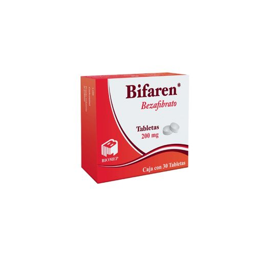 BEZAFIBRATO 200 MG , BIFAREN 30  tab