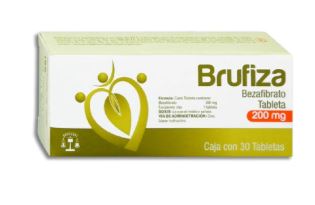 BEZAFIBRATO 200 MG , BRUFIZA 30  tab