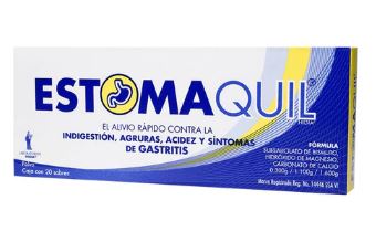 BISMUTO/MAGNESIO/CALCIO POLVO, 20 sobres, ESTOMAQUIL