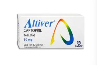 CAPTOPRIL 50 mg, 30 tab, ALTIVER