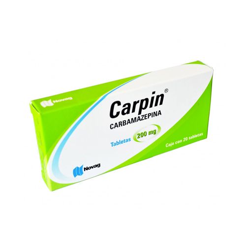 CARBAMAZEPINA  200 MG , CARPIN 20  tab