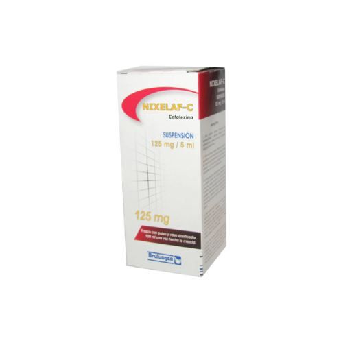 CEFALEXINA 125MG /ML, NIXELAF-C 100 ml susp