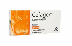 CEFUROXIMA 250 mg, 10 tab, CEFAGEN