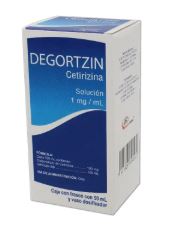 CETIRIZINA 100 mg/1 ml, 50 ml, DEGORTZIN