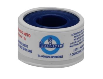 TELA ADHESIVA HOSPITALARIA 1.25 cm x 10 m, LOMAC