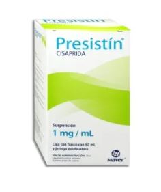 CISAPRIDA 1MG/ML (CADA 100ML DE 1G), PRESISTIN 60 ml susp