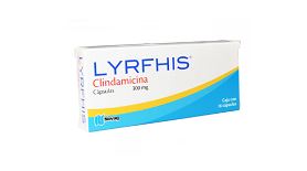 CLINDAMICINA 300 mg 16 cap LYRFHIS