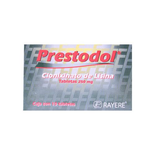 CLONIXINATO DE LISINA 250 mg, 10  tab, PRESTODOL