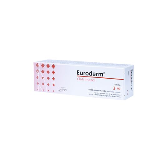 CLOTRIMAZOL 2% VAGINAL c/3 APLICADORES, 20 g crema, EURODERM
