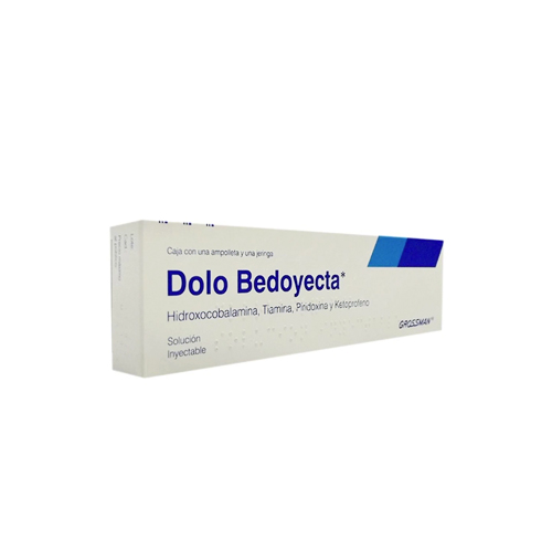 COMPLEJO B /KETOPROFENO, DOLO BEDOYECTA 1  amp