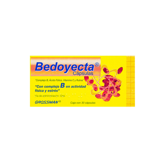 COMPLEJO B CON ACIDO FOLICO, BEDOYECTA 30  cap
