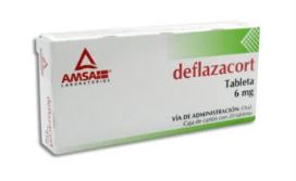 DEFLAZACORT 6mg, 20 tab, GI AMSA
