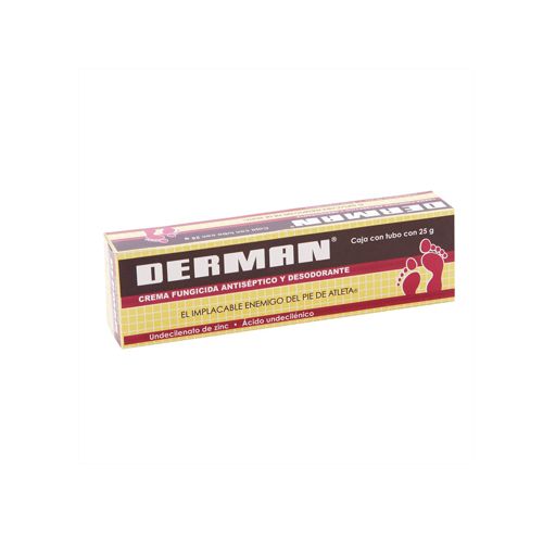 DERMAN UNDECILENATO DE ZINC/AC. UNDECILENICO 25GM 