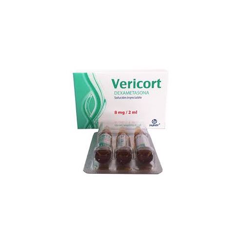 DEXAMETASONA 2ML/8MG, VERICORT 3  amp