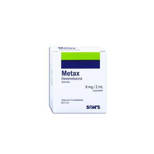 DEXAMETASONA 8mg/2ml, 3 amp, METAX