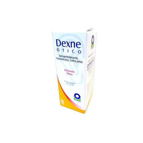 DEXAMETASONA/NEOMICINA/LIDOCAINA 1/3.5/15 mg, 10 ml, DEXNE OTICO