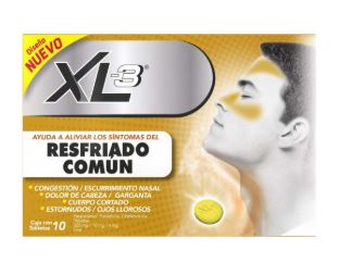 PARACETAMOL/FENILEFRINA/CLORFENAMINA, 10 cap, XL3 ANTIGRIPAL