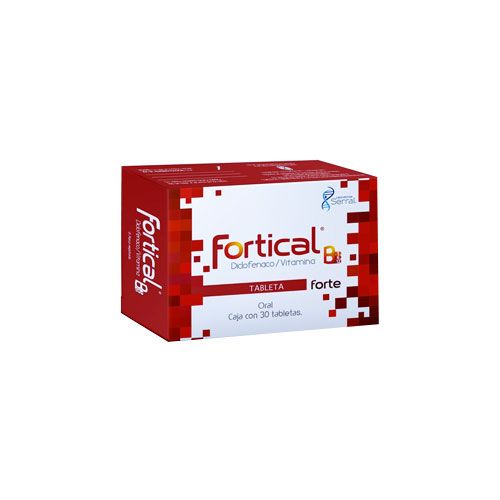 DICLOFENACO, COMPLEJO B, 30 grag, FORTICAL FORTE