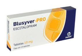 ESCITALOPRAM 10 MG, BLUSYVER-PRO 14  tab