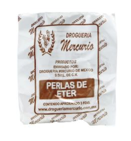 ETHER PERLAS DE, 10 sobres c/3 perlas, MERCURIO