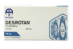 FEXOFENADINA 180 mg, 10 tab, DESROTAN